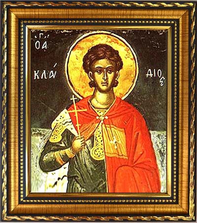 

Клавдий Севастийский. Икона на холсте.