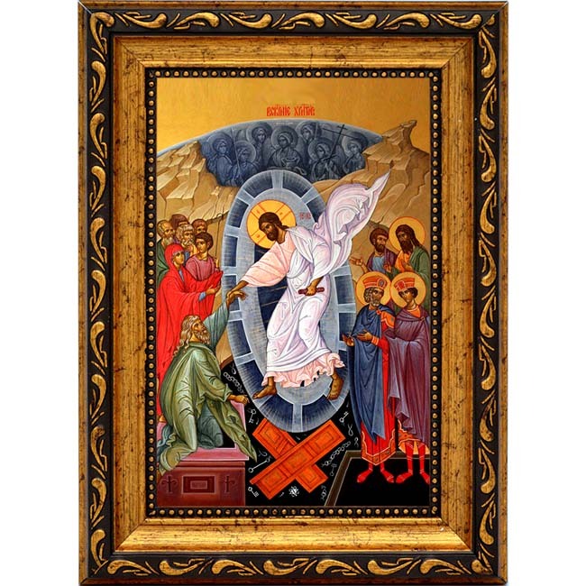 

Воскресение Христово. Иона на холсте.