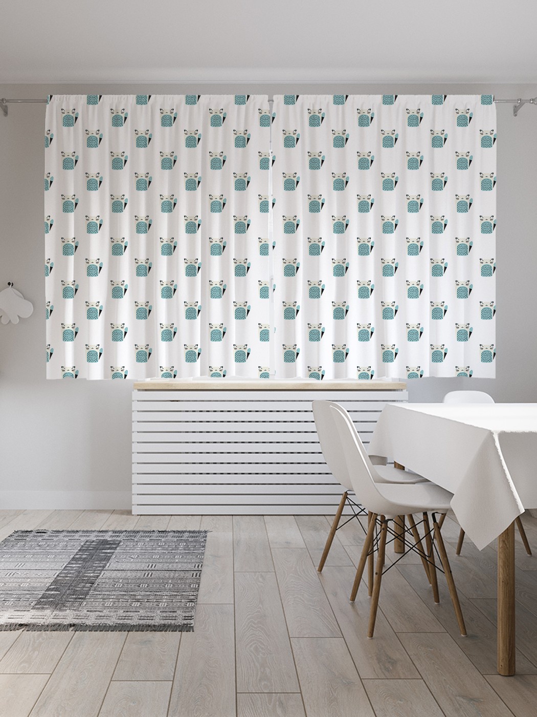 

Шторы JoyArty с фотопечатью "Пушистый котик" из сатена, 290х180 см, Пушистый котик