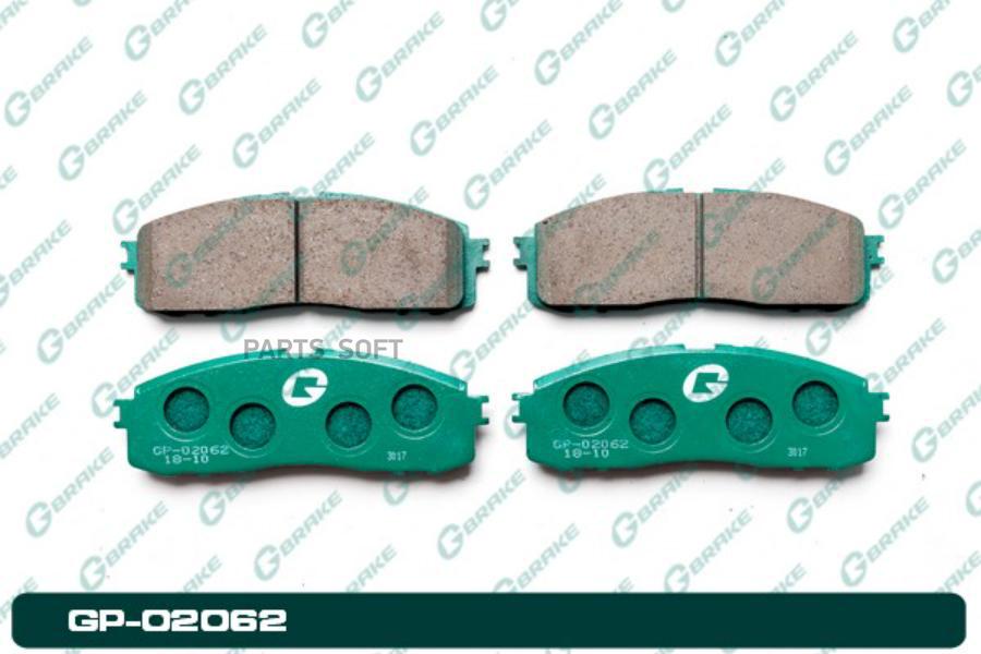 

Тормозные колодки GBRAKE GP02062