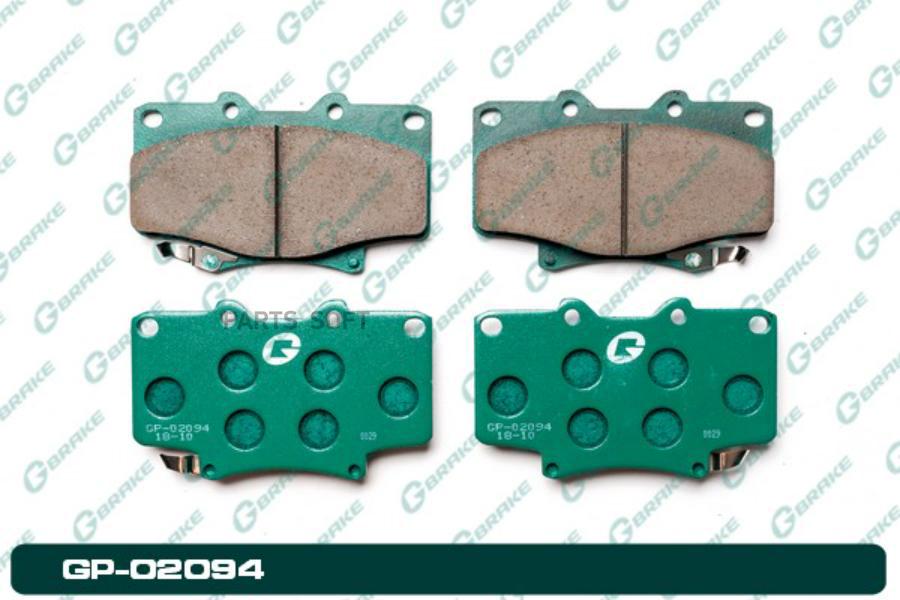 

Тормозные колодки GBRAKE GP02094