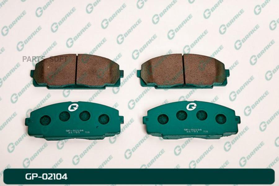 

Тормозные колодки GBRAKE GP02104
