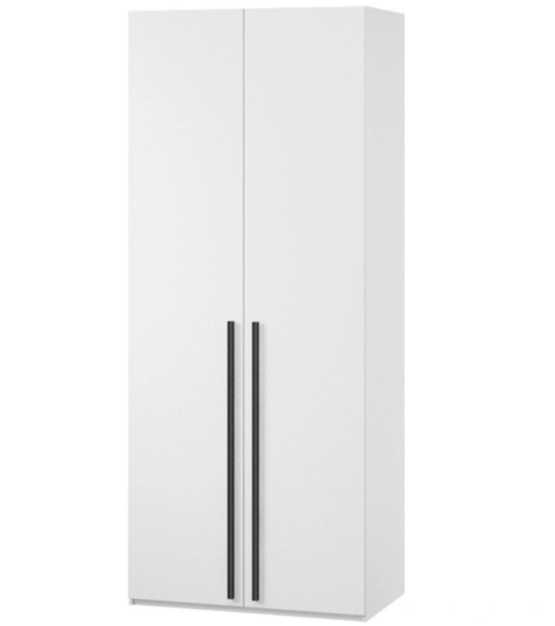 

Шкаф распашной QualisMebel Fiona 800х450х2500, белый, Fiona