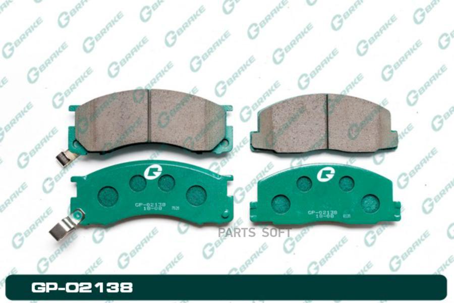 

Тормозные колодки GBRAKE GP02138