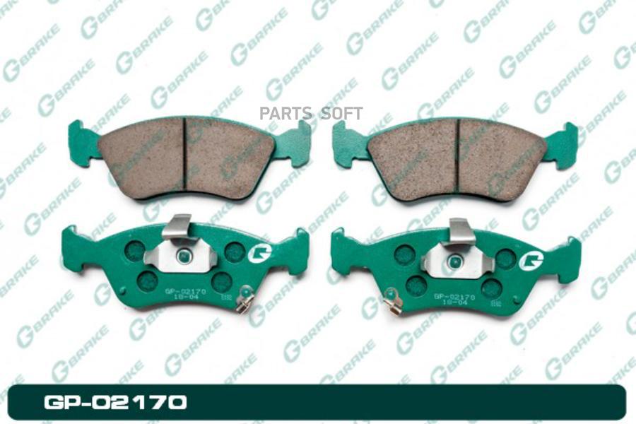 

Тормозные колодки GBRAKE GP02170
