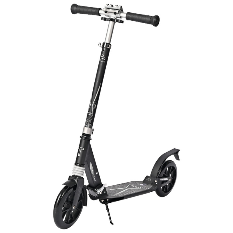 фото Самокат tech team city scooter 2022 чёрно-серый 224371