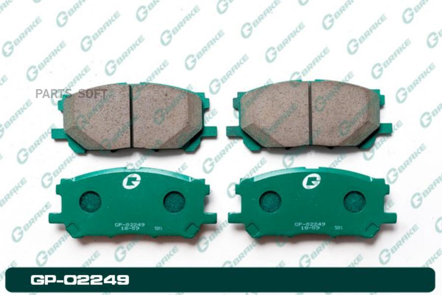 

Тормозные колодки GBRAKE GP02249