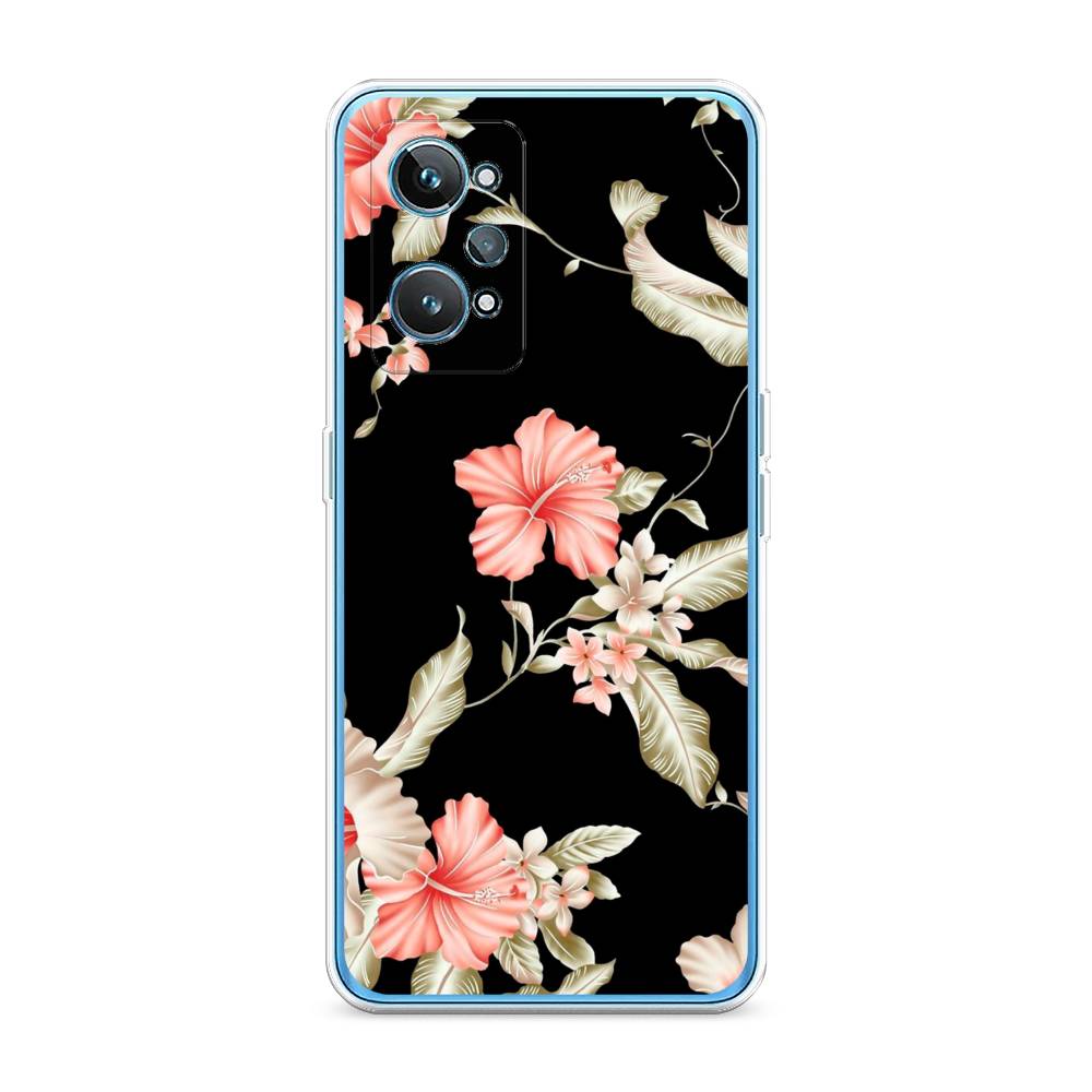 

Чехол Awog на Realme GT 2 "Цветы на черном", Разноцветный, 258550-8