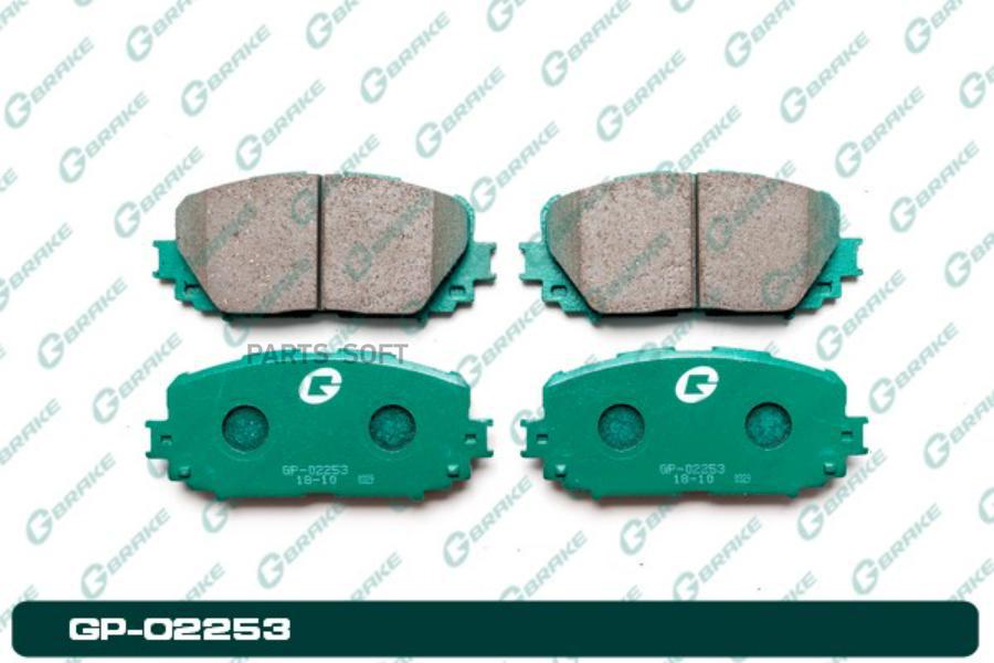 

Тормозные колодки GBRAKE GP02253