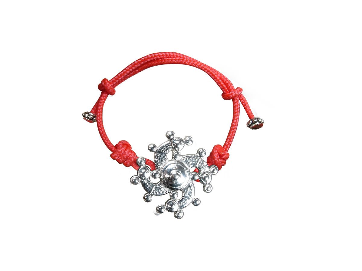 

Браслет из латуни/текстиля р.15-21 Мастерская Алёшиных Л01.66.07.03.05, Л01.66.07.03.05