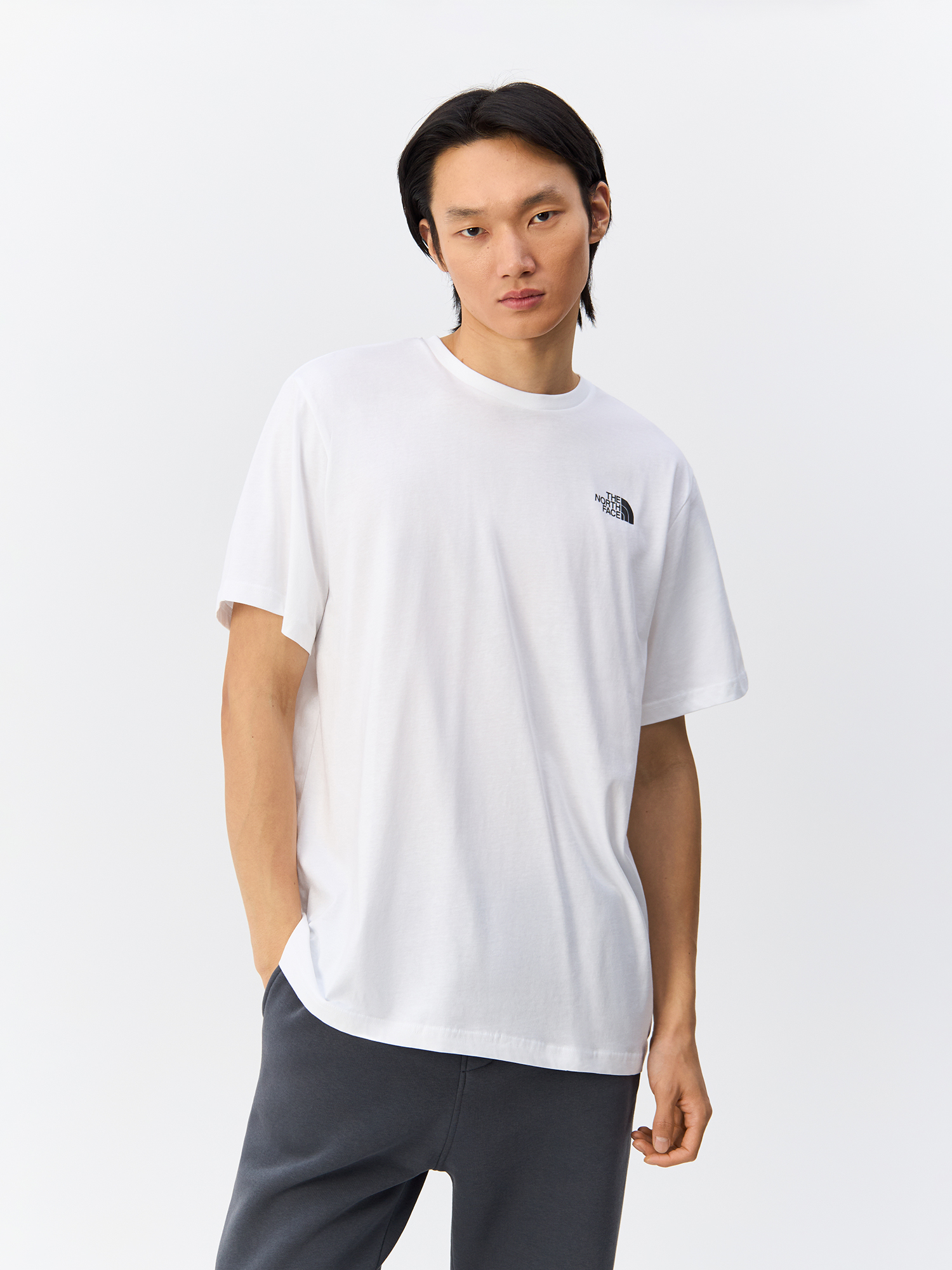 

Футболка мужская The North Face NF0A87NPFN41 белая M, Белый, NF0A87NPFN41