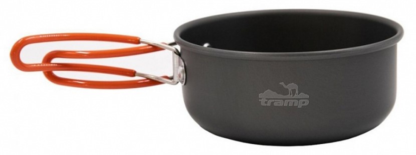 

Миска Tramp TRC-116 11,3 см, orange/black, Серый, TRC-116