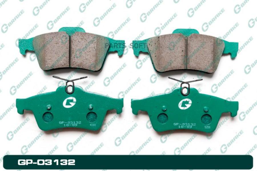 

Тормозные колодки GBRAKE GP03132