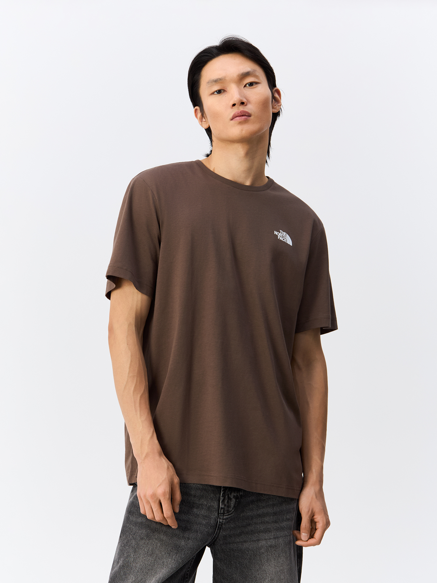 Футболка The North Face для мужчин коричневая-5EX1 размер XS NF0A87NP5EX1 5590₽