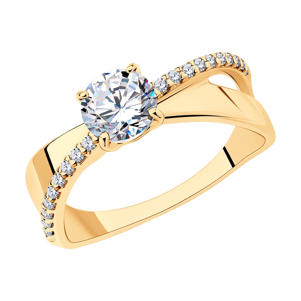 

Кольцо из серебра р. 16 SOKOLOV 93010785, фианит, 93010785