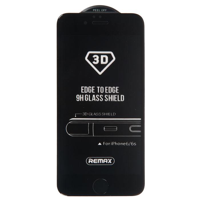

Защитное стекло REMAX Caesar Full Screen 3D Curved для Apple iPhone 6, iPhone 6S, черный