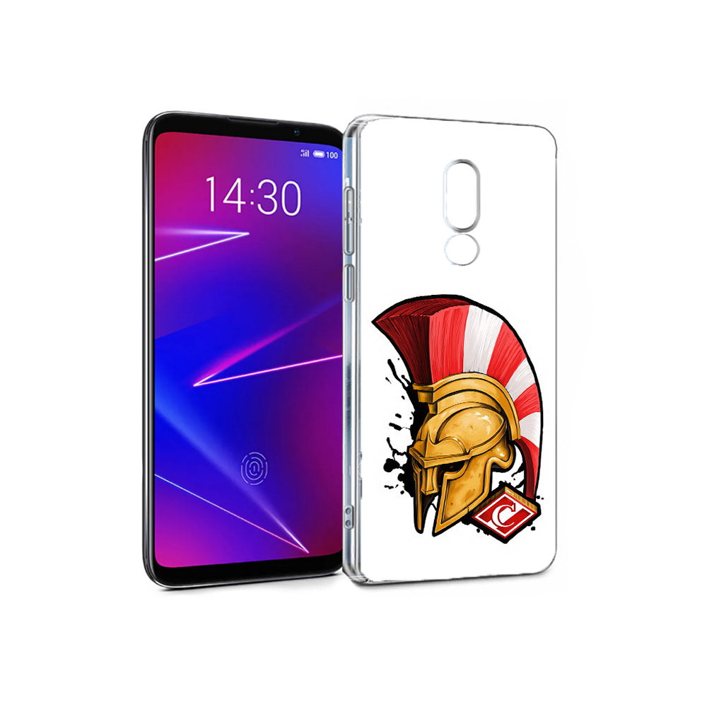 

Чехол MyPads Tocco для Meizu 16 ФК спартак шлем (PT136611.84.185), Прозрачный, Tocco