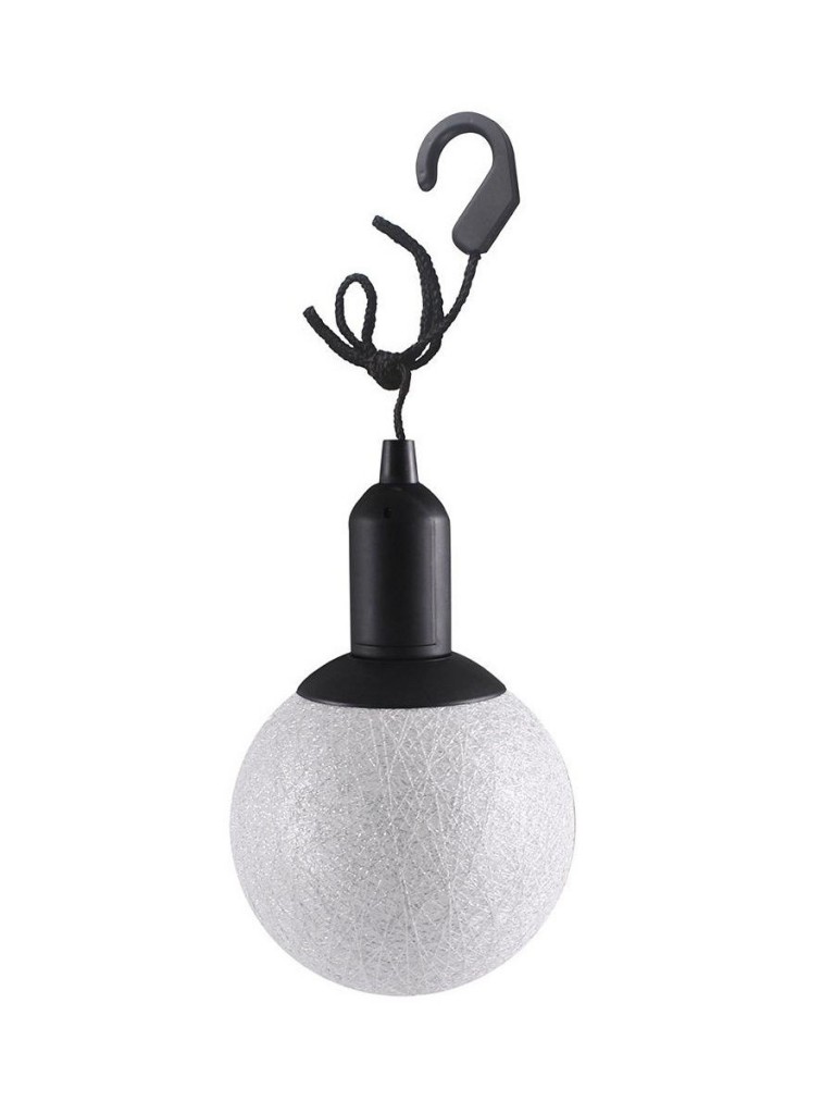 фото Подвесная лампа с крючком led cotton ball lamp, белая nobrand