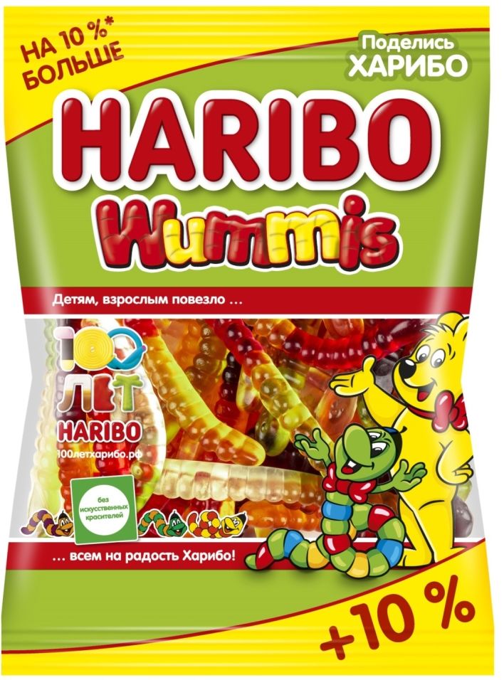 

Мармелад Haribo жевательный Червячки Вуммис 155г