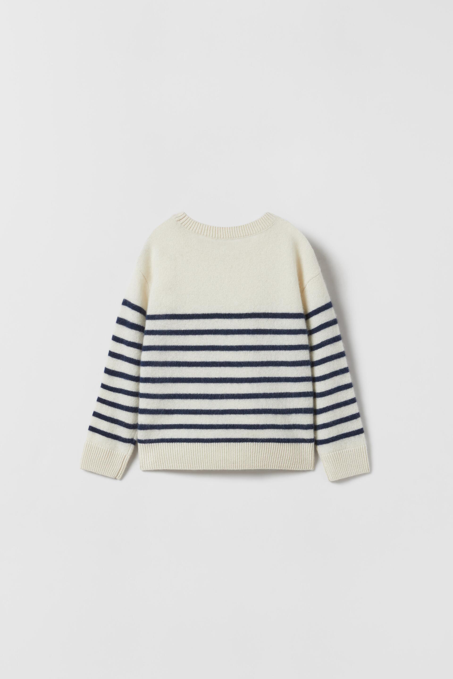 

Джемпер детский ZARA 0794755006618, белоснежный/темно-синий, 86 (доставка из-за рубежа), 07947550066