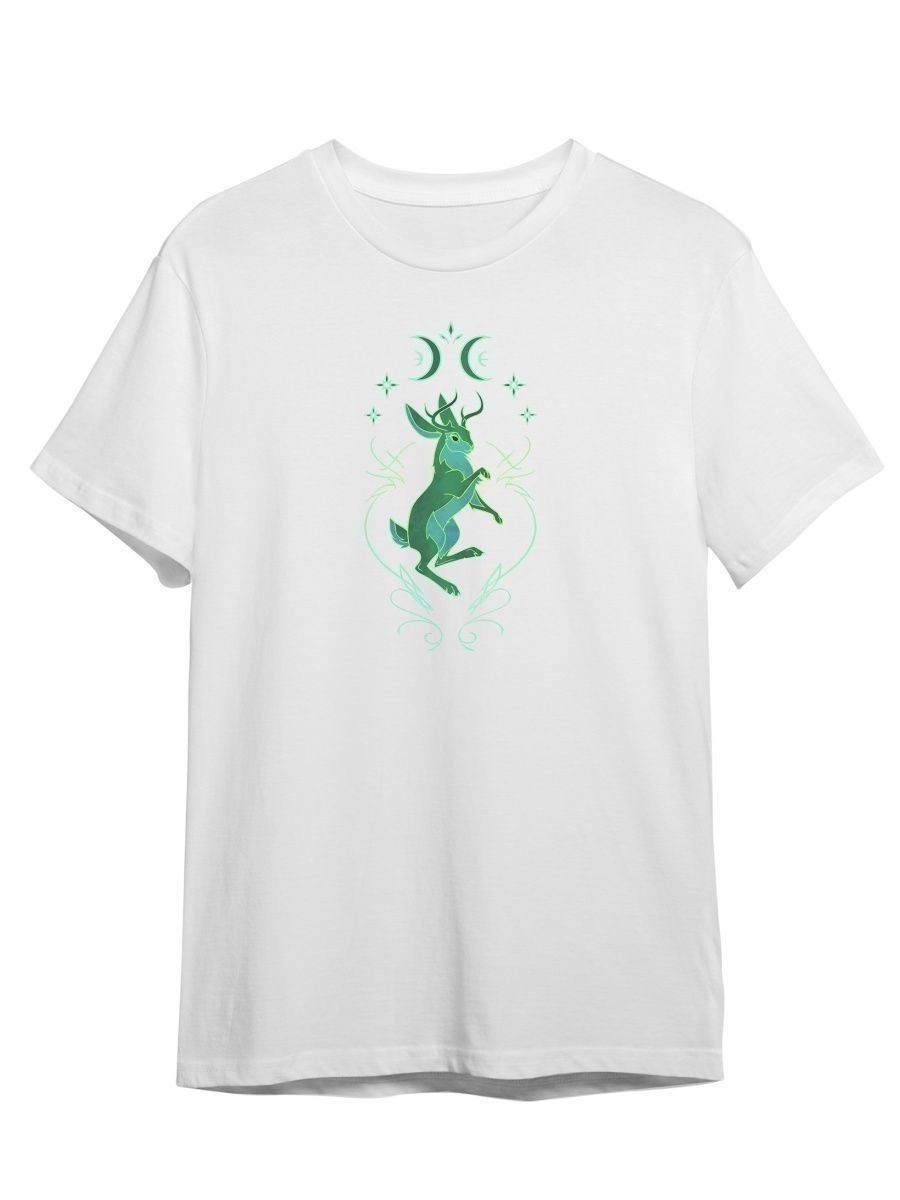 

Футболка унисекс СувенирShop Кролик/Заяц/Луна/Волшебство 3 белая M (46-48), Белый, "Кролик/Заяц/Луна/Волшебство" 3
