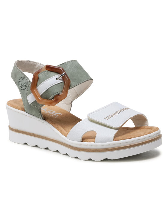 

Сандалии 67476-81 Rieker белый 38 EU, 67476-81