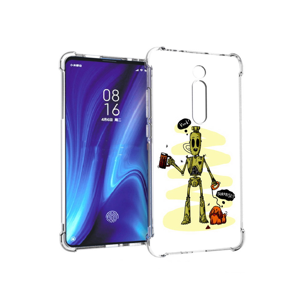 Чехол MyPads Tocco для Xiaomi Redmi K20 прикольный робот (PT130504.291.557)