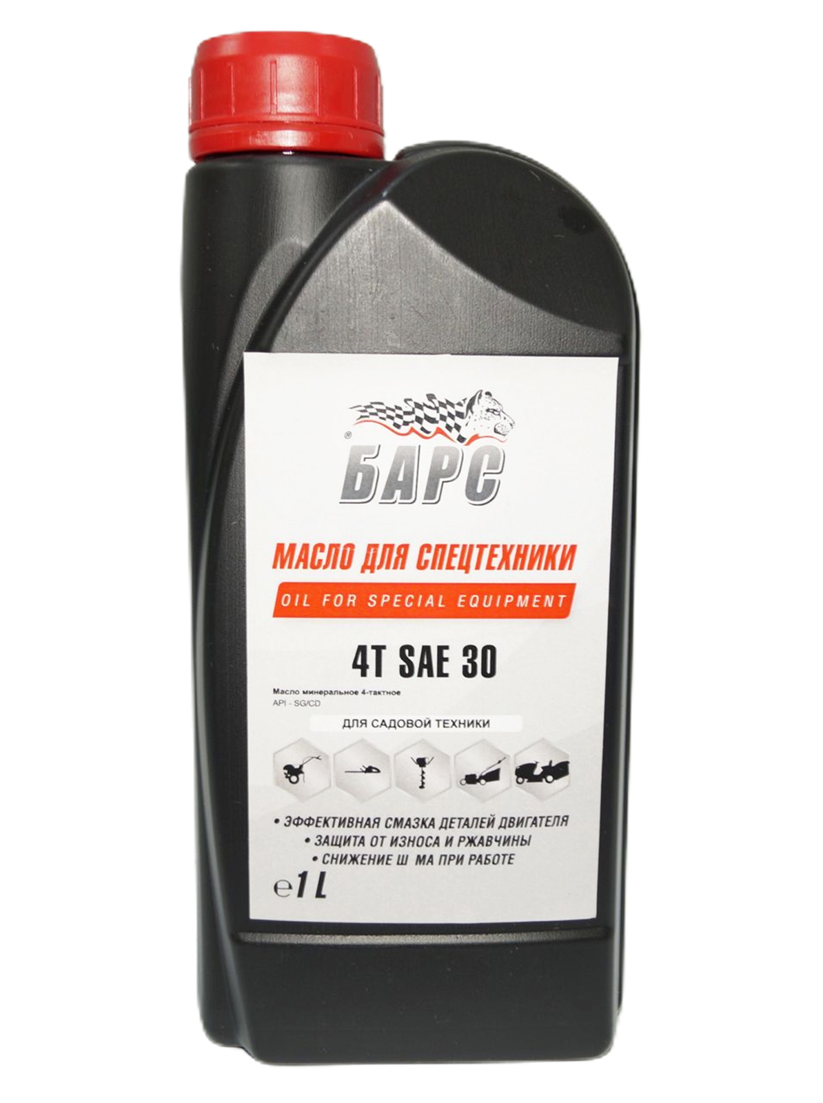 Масло моторное БАРС 4Т SAE30 1л