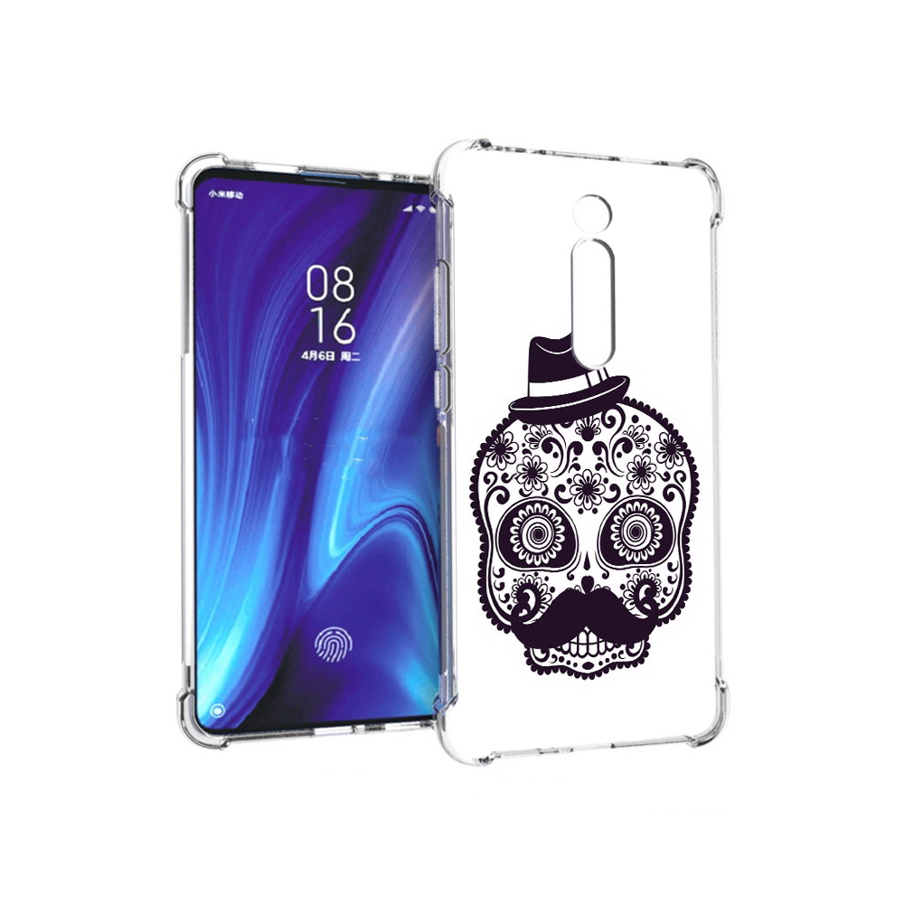 

Чехол MyPads Tocco для Xiaomi Redmi K20 разрисованный скелет (PT130504.291.575), Прозрачный, Tocco