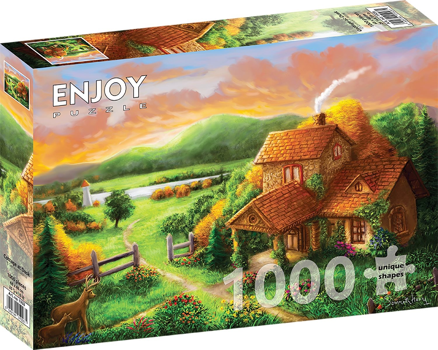 

Пазл Enjoy 1000 дет Коттедж в сумерках, EN1000