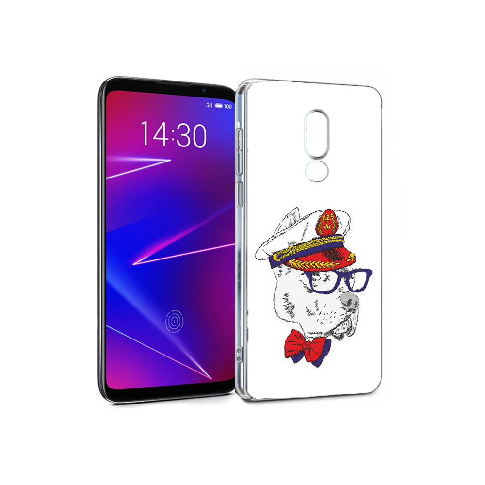 

Чехол MyPads Tocco для Meizu 16 бульдог (PT136611.84.251), Прозрачный, Tocco