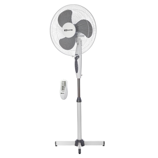 Вентилятор настольный TDM ELECTRIC ВП-03 белый; серый пульт для презентаций satechi r1 bluetooth presentation remote серый st btpr1m