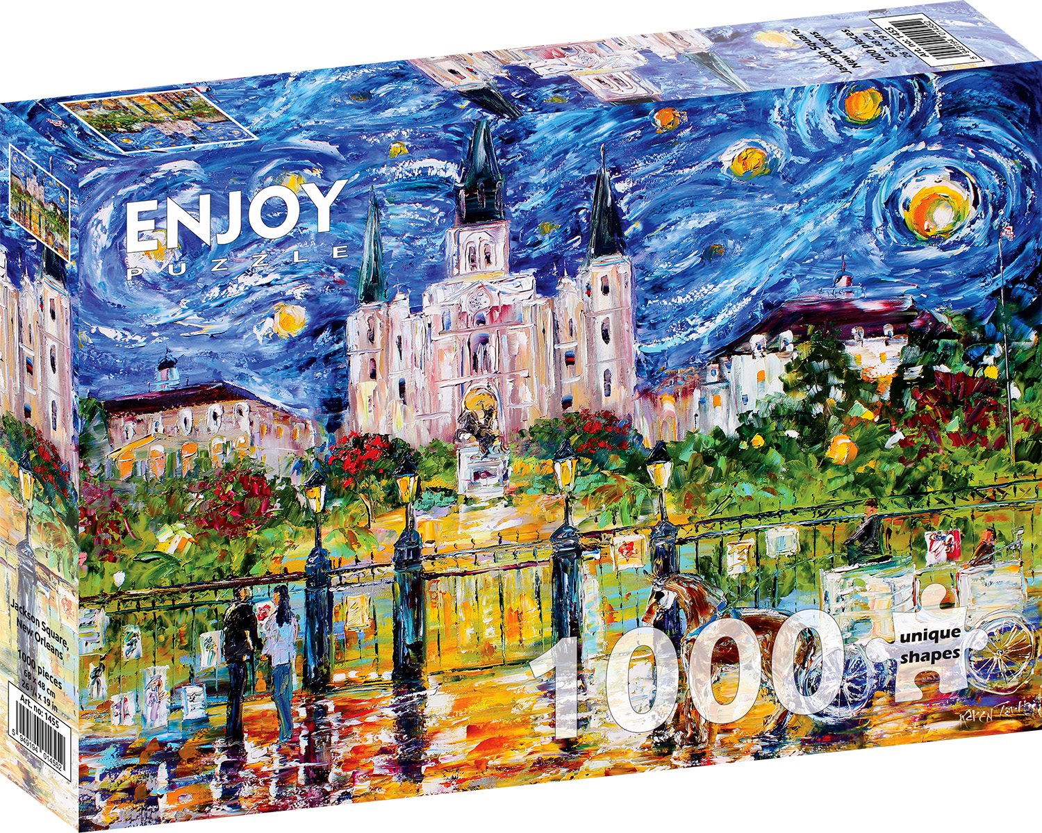

Пазл Enjoy 1000 дет Площадь Джексона, ENTarlton