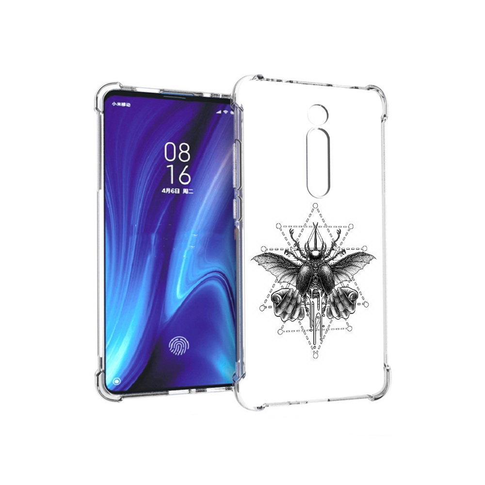 

Чехол MyPads Tocco для Xiaomi Redmi K20 скарабей (PT130504.291.601), Прозрачный, Tocco