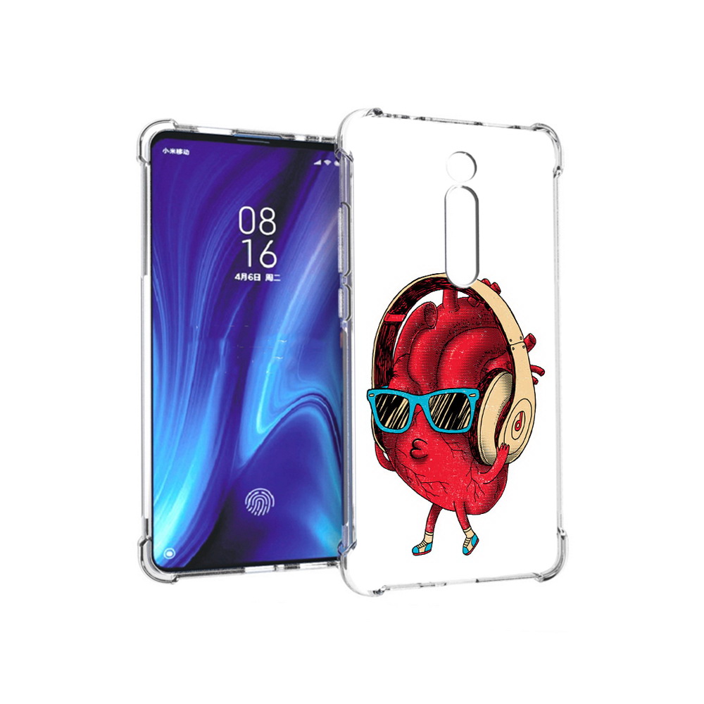 

Чехол MyPads Tocco для Xiaomi Redmi K20 слушай сердце (PT130504.291.609), Прозрачный, Tocco