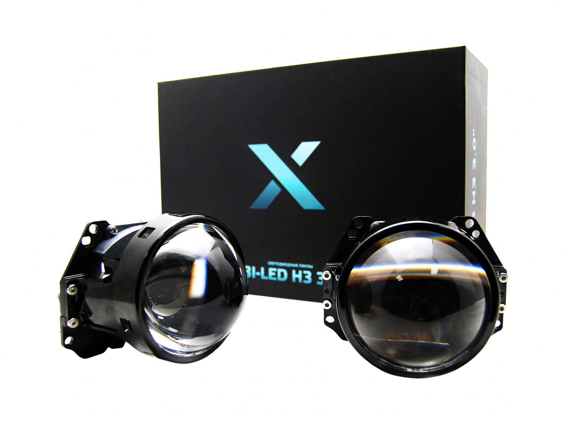 фото Biled линзы x-led h3 3.0 4800k dixel