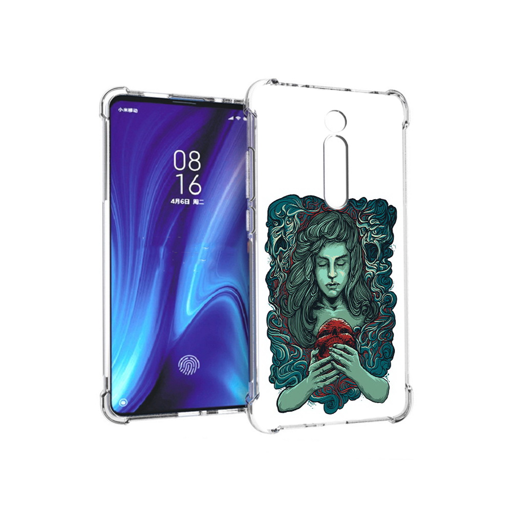 

Чехол MyPads Tocco для Xiaomi Redmi K20 спящая девушка (PT130504.291.619), Прозрачный, Tocco