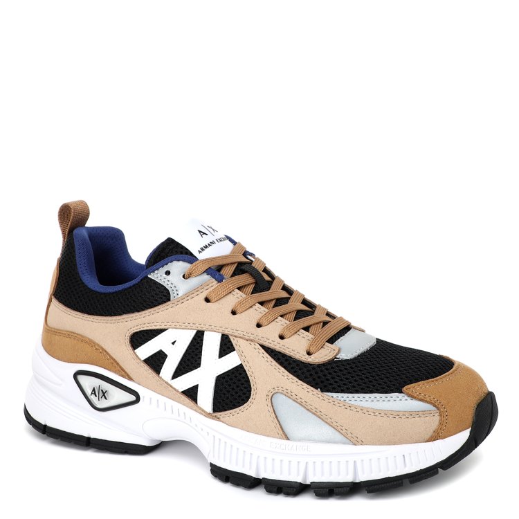 

Кроссовки мужские Armani Exchange XUX172 черные 8 UK, XUX172