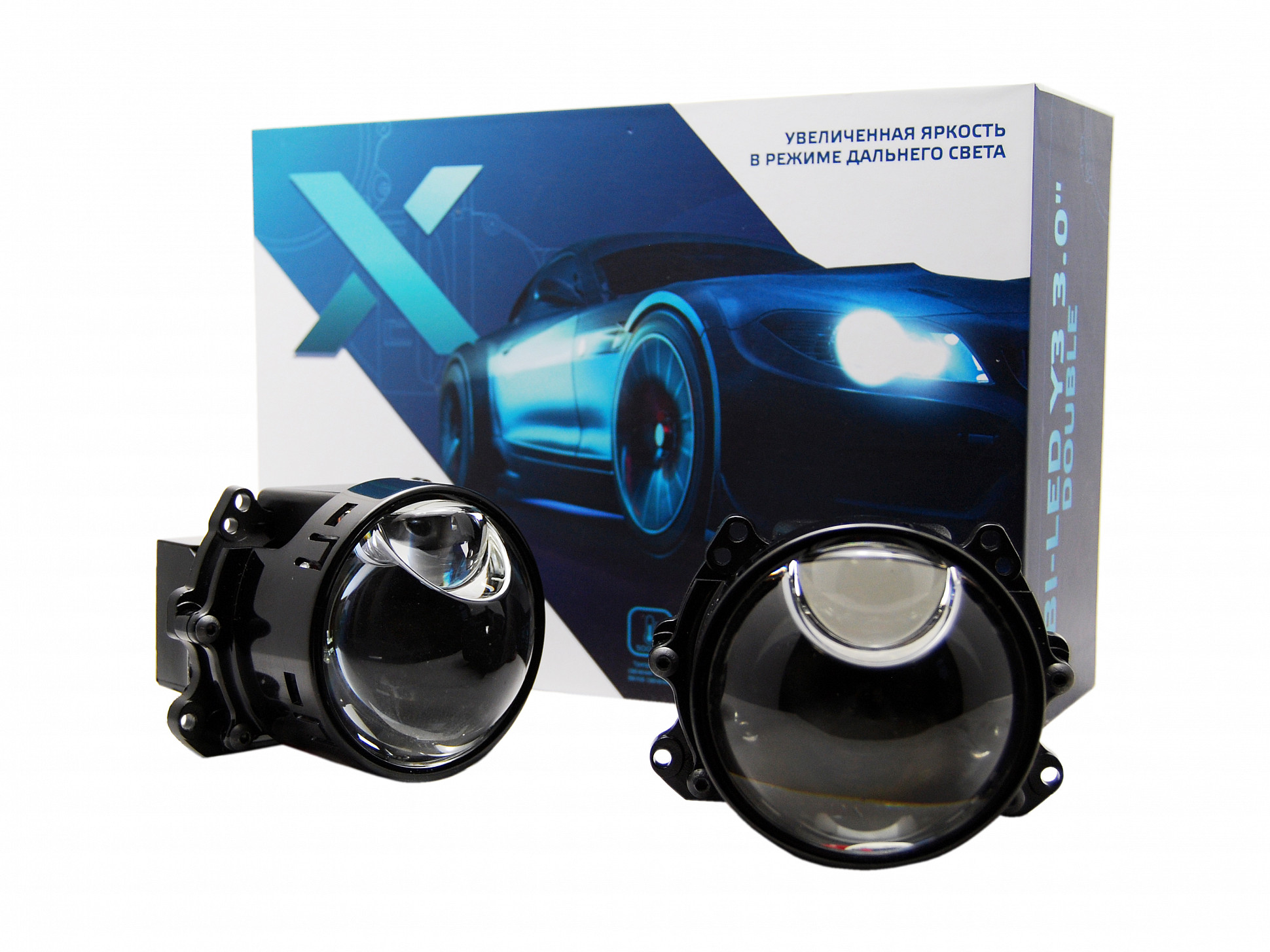 фото Biled линзы x-led y3 double 3.0 5000k dixel