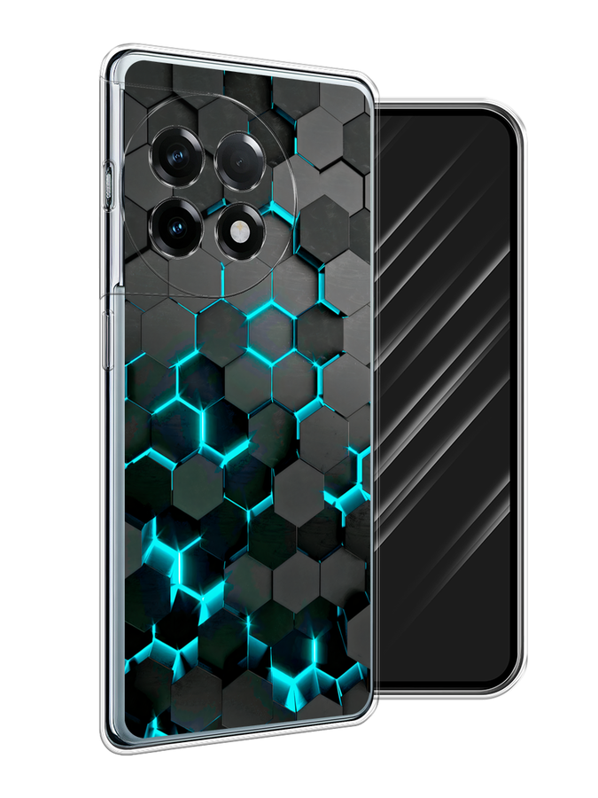 

Чехол Awog на OnePlus 11R "Соты бирюзовые", Черный;бирюзовый;синий, 154150-1