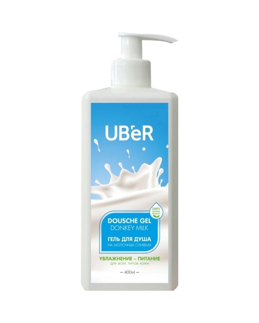 Гель для душа Uber Молочные сливки UBR017, 400 мл