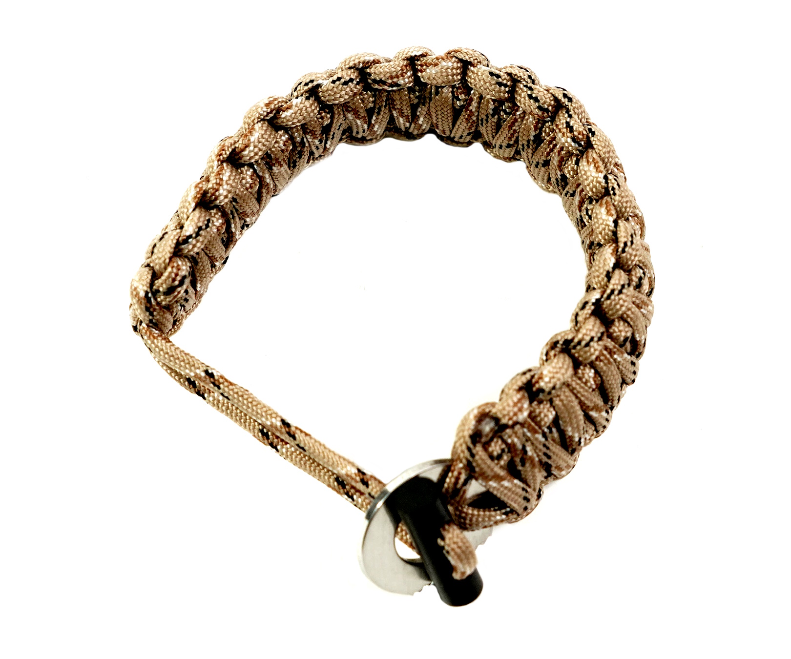 

Браслет из паракорда Outdoors Survival (кресало) AS-SL0015 Tan Camo, Бежевый