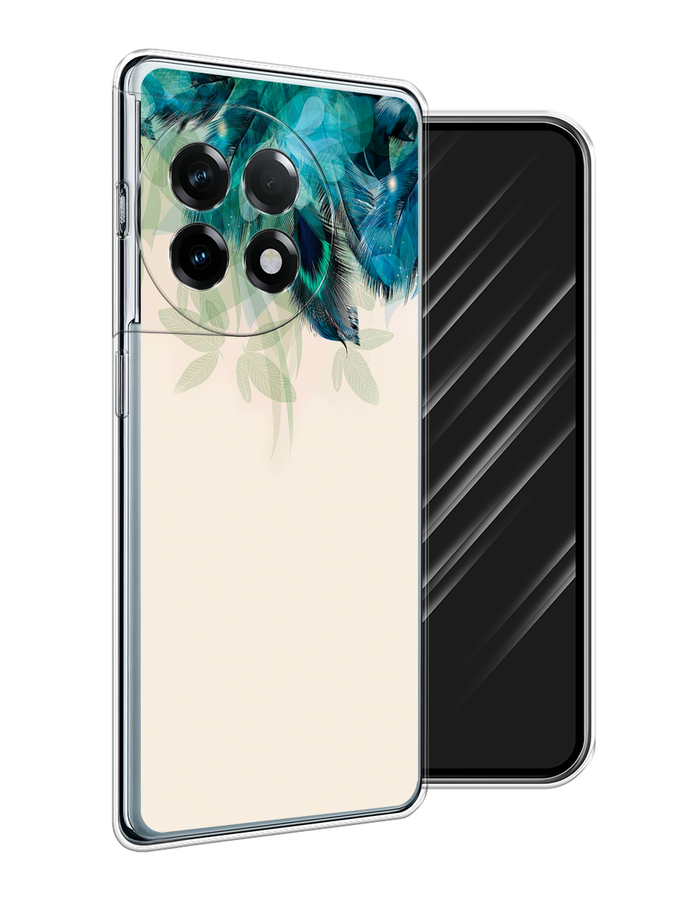 

Чехол Awog на OnePlus 11R "Перья голубого цвета", Бежевый;синий;бирюзовый, 154150-1