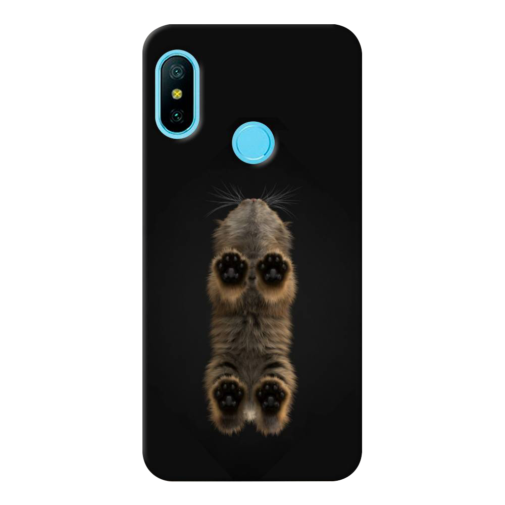 

Чехол пластиковый "Кошачьи лапки" на Xiaomi Redmi 6 Plus, Разноцветный