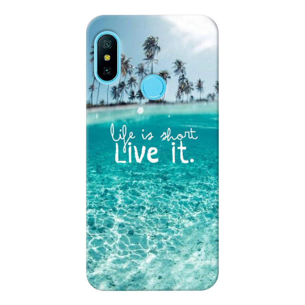 

Чехол пластиковый "Live it" на Xiaomi Redmi 6 Plus