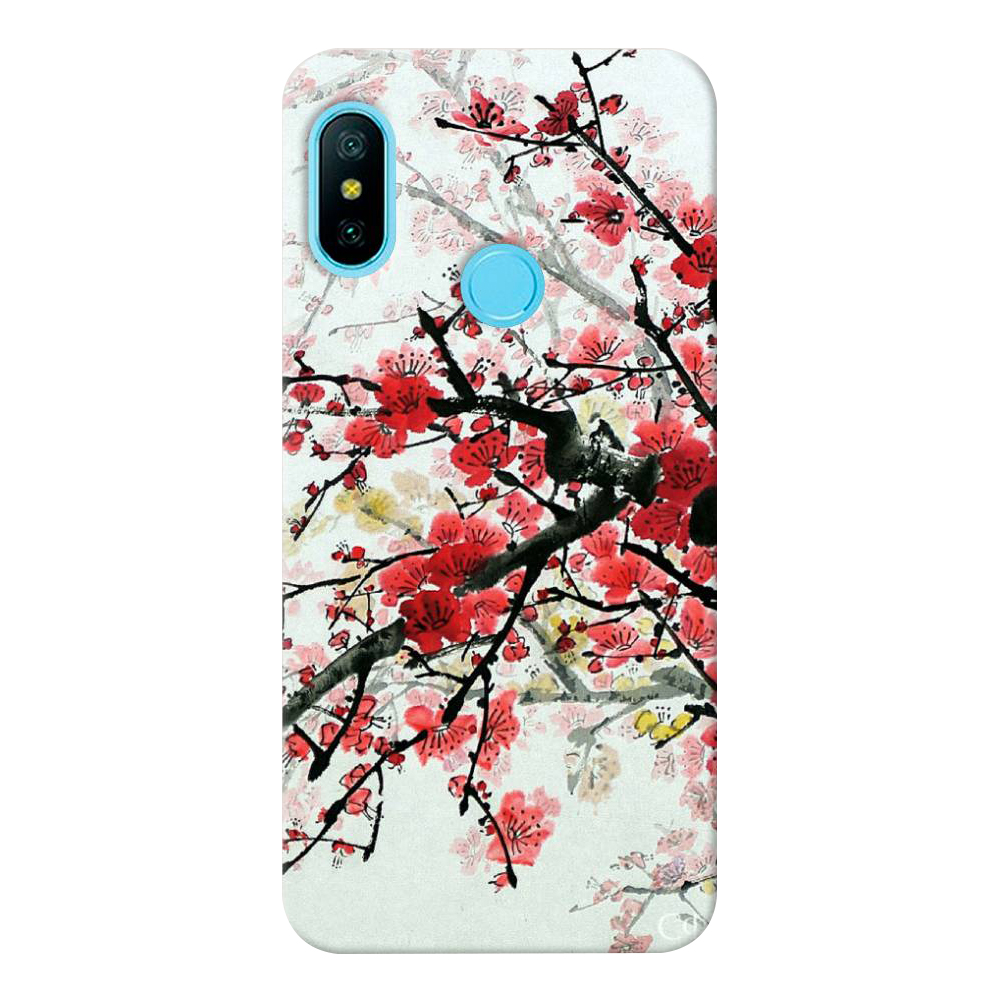 

Чехол пластиковый "Сакура" на Xiaomi Redmi 6 Plus, Разноцветный