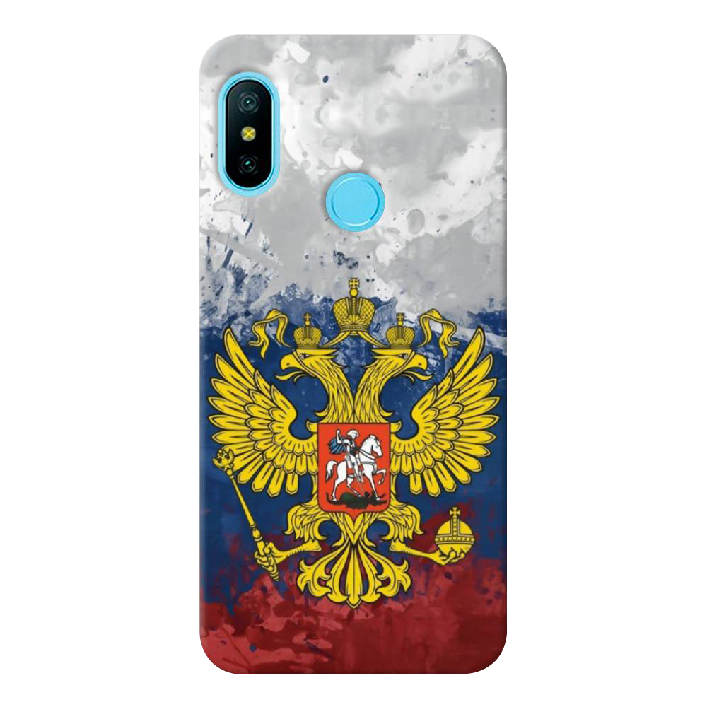 

Чехол пластиковый "РФ" на Xiaomi Redmi 6 Plus, Разноцветный