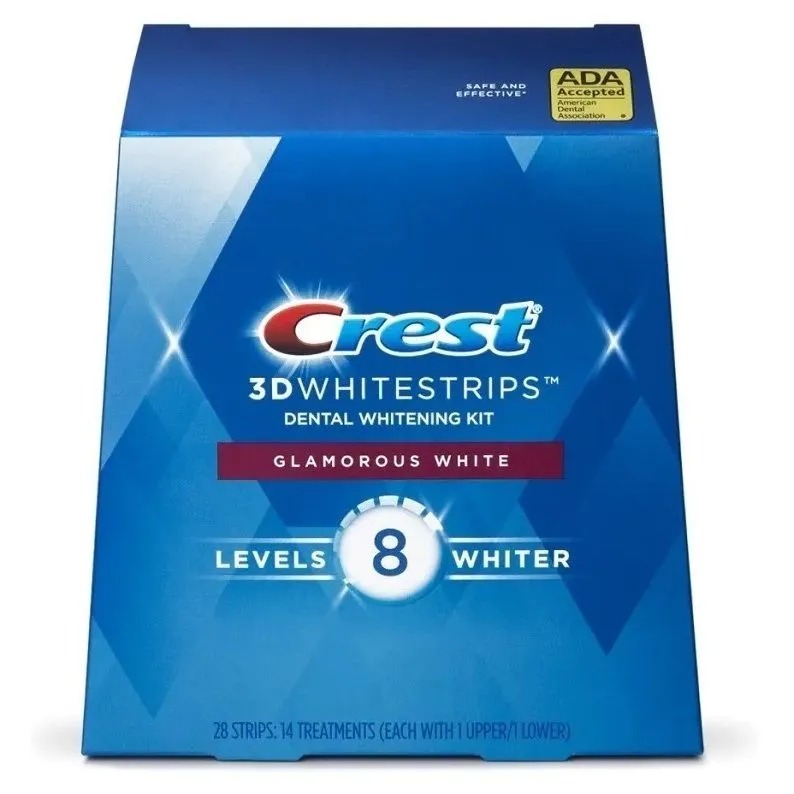 Пластина для отбеливания зубов Crest 3D White Whitestrips Luxe Glamorous отбеливающие полоски для зубов crest 3d white 5 ти дневный курс 10 шт