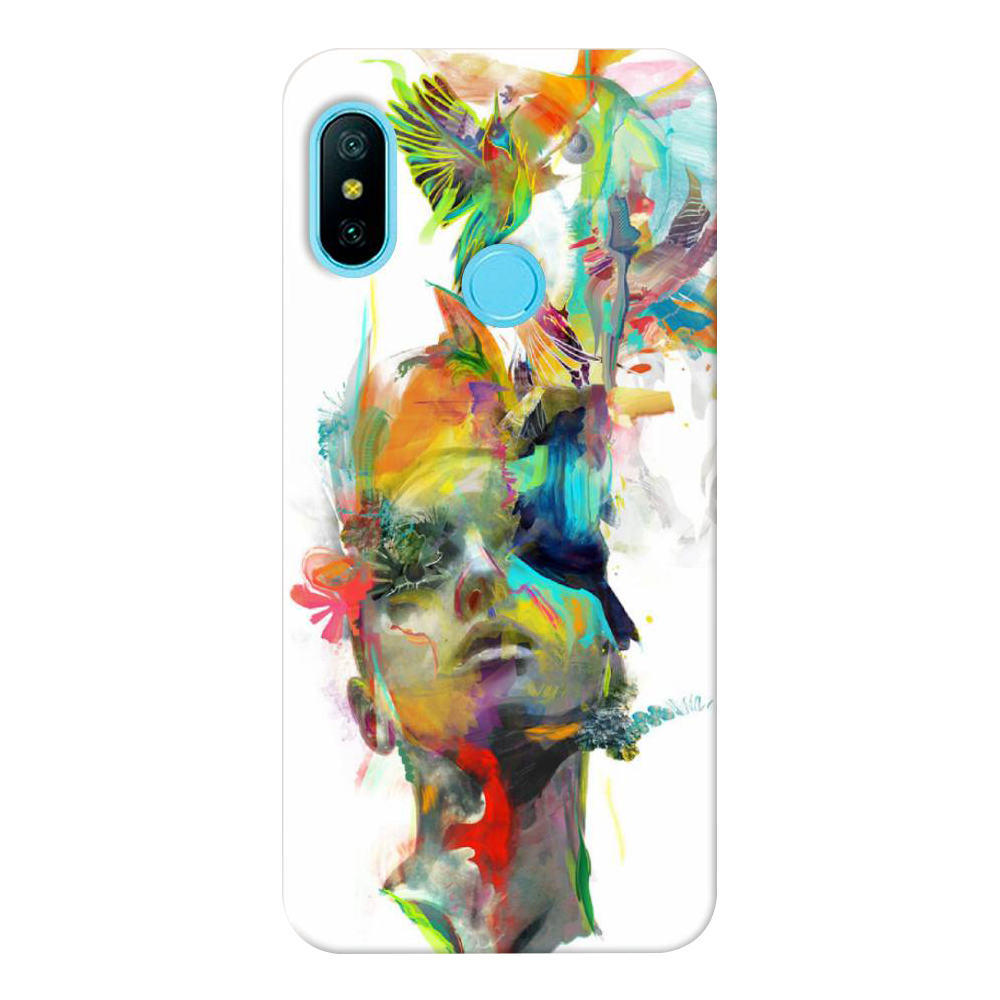 

Чехол пластиковый "Теория мечты" на Xiaomi Redmi 6 Plus, Разноцветный