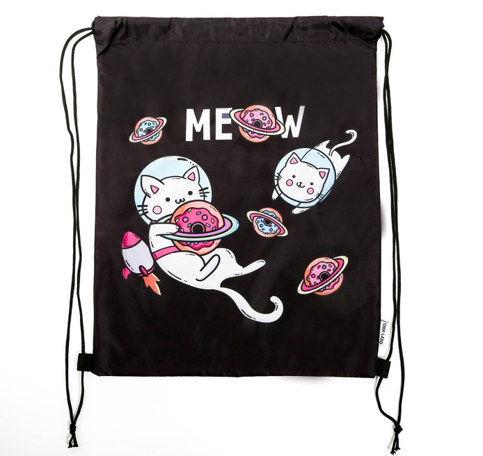 

Сумка болоневая Meow, Черный, Космокот